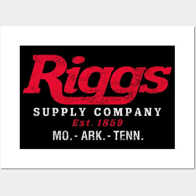 Riggs Supply Company (drk shirts) Wall Art by rt-shirts